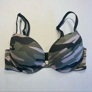 32B La Senza camo print remix bra